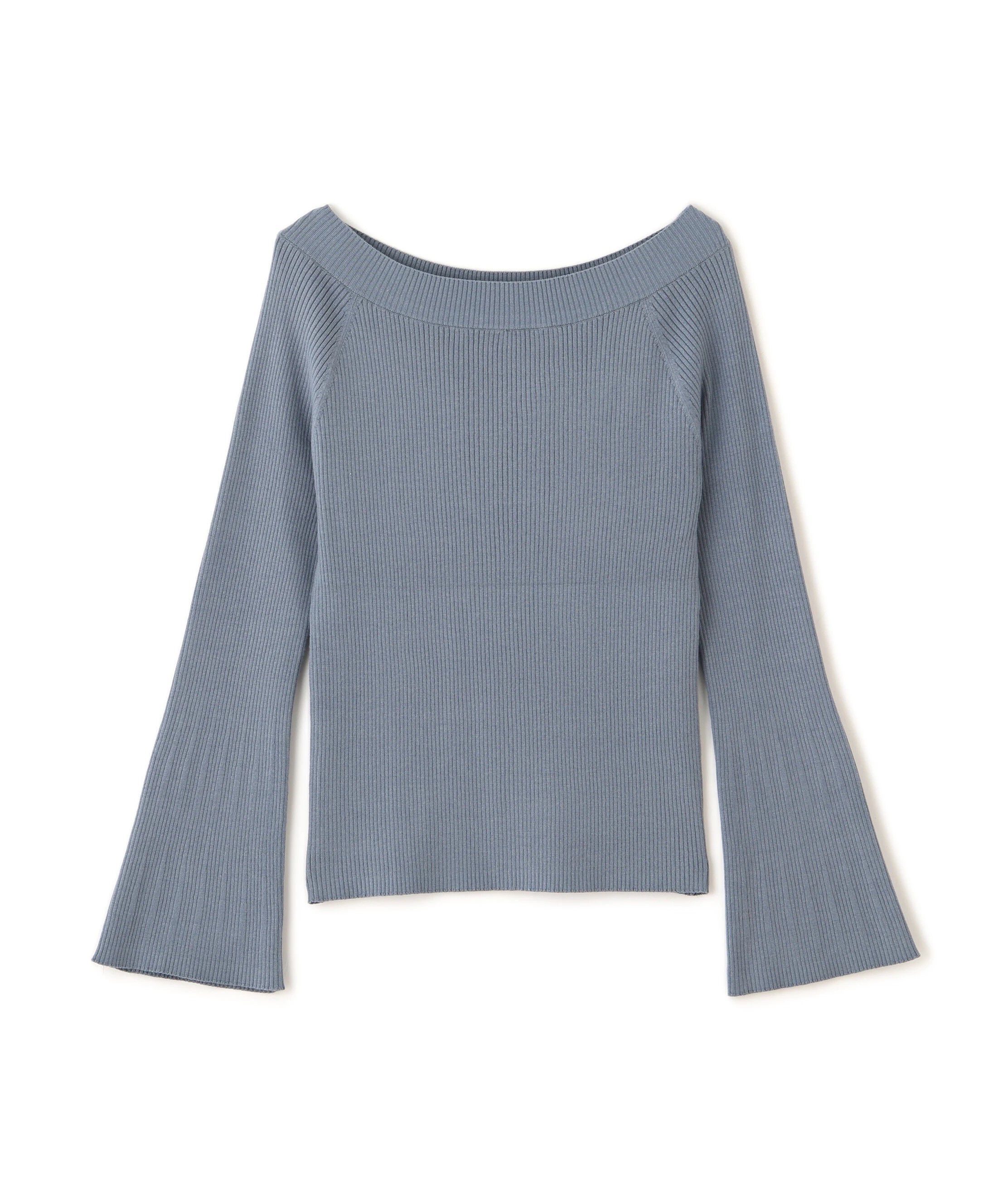 PROPORTION BODY DRESSING「＜ウォッシャブル＞フレアスリーブオフショルニット」|ニット・セーター|