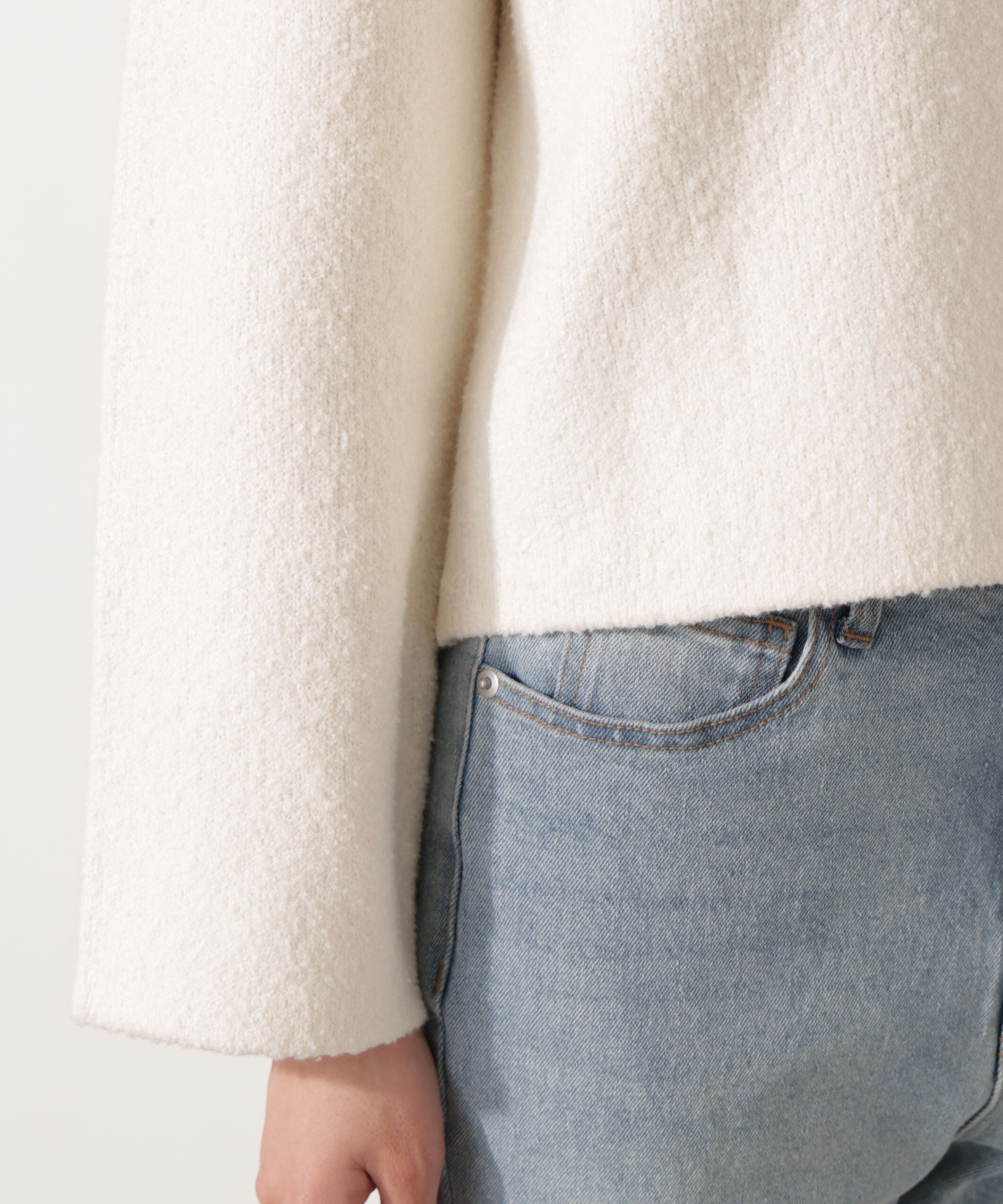 PROPORTION BODY DRESSING「ビッグカラーカーディガン 25AW」|カーディガン|