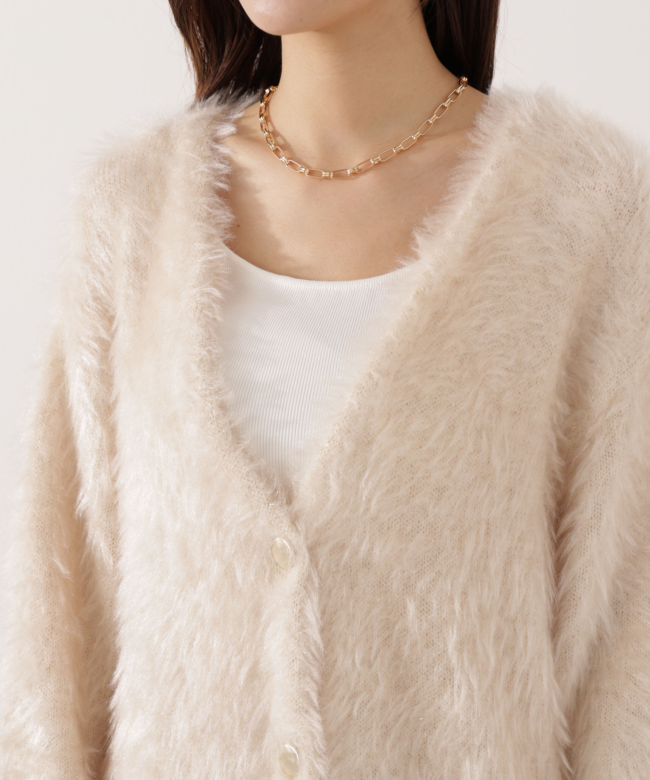 PROPORTION BODY DRESSING「キャットBIGカーディガン 25AW」|カーディガン|