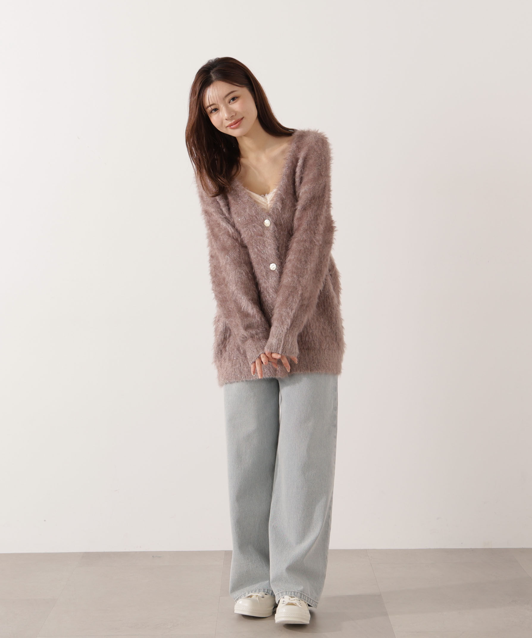 PROPORTION BODY DRESSING「キャットBIGカーディガン 25AW」|カーディガン|