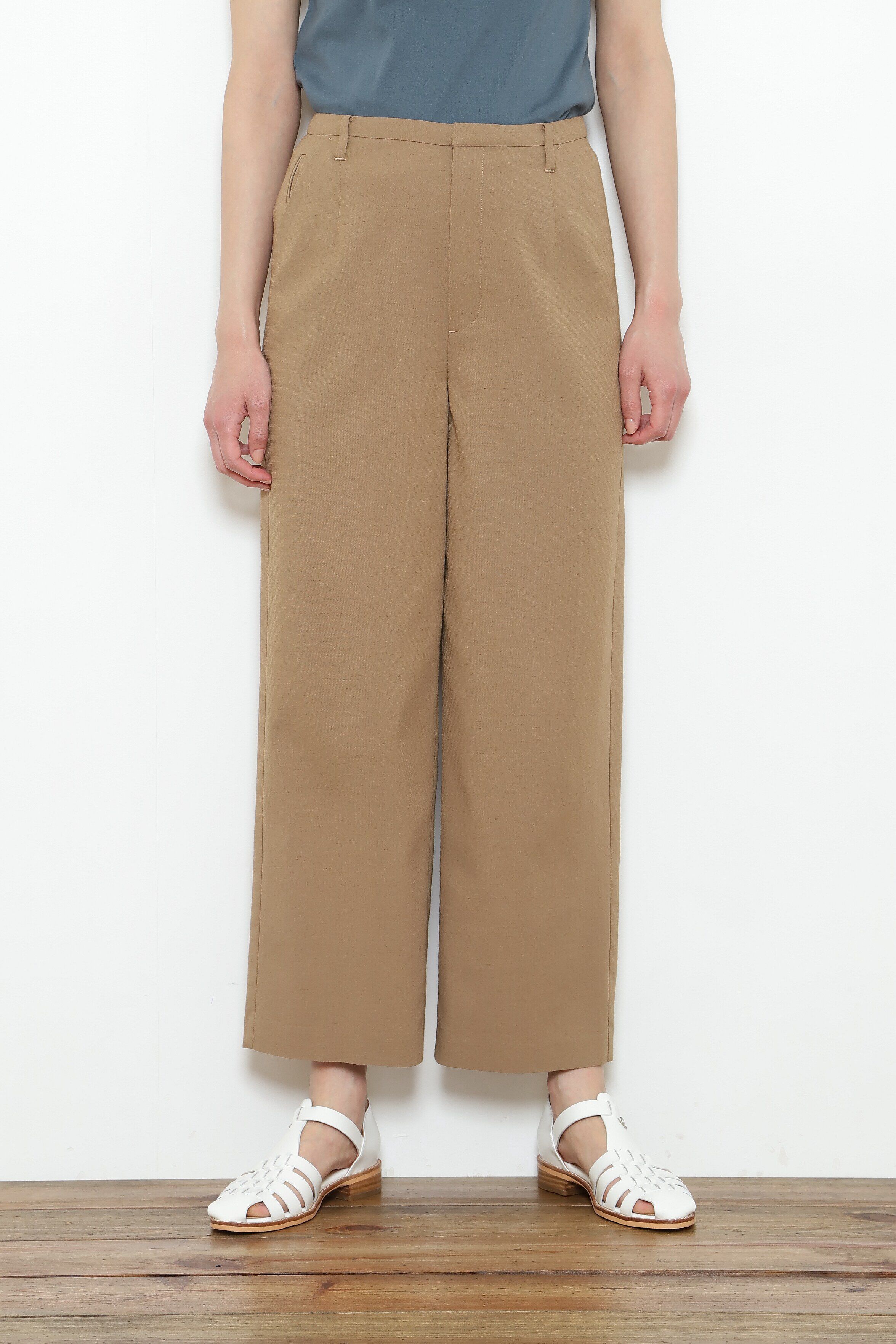  「◆レーヨン強撚Ｃ／麻ツイルＳＴパンツ」|その他|