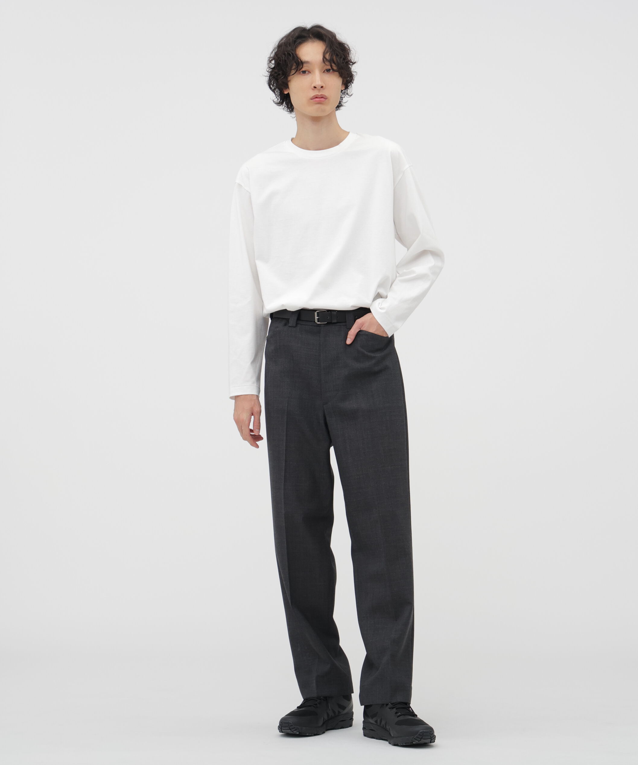 MARGARET HOWELL「CRISP WOOL PLAINWEAVE TROUSERS」|その他|