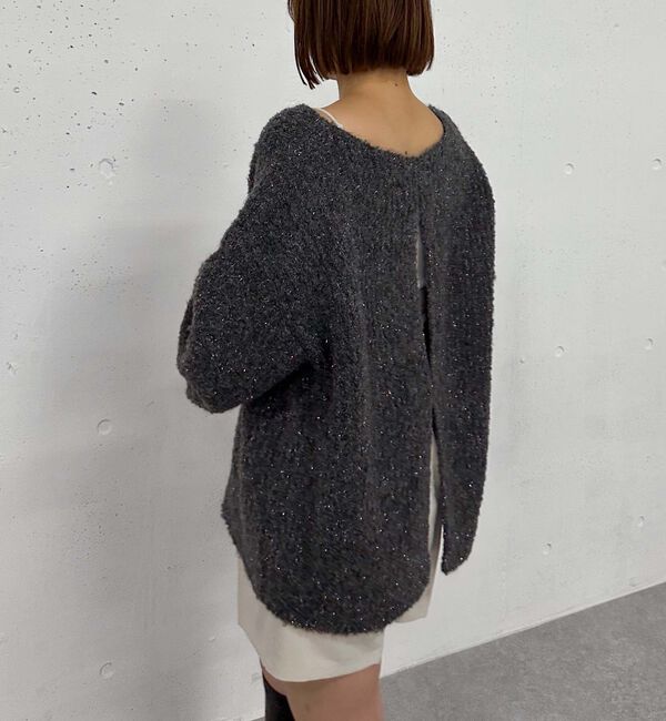 archives「ラメブークレバックシャンミドルニット」|ニット・セーター|
