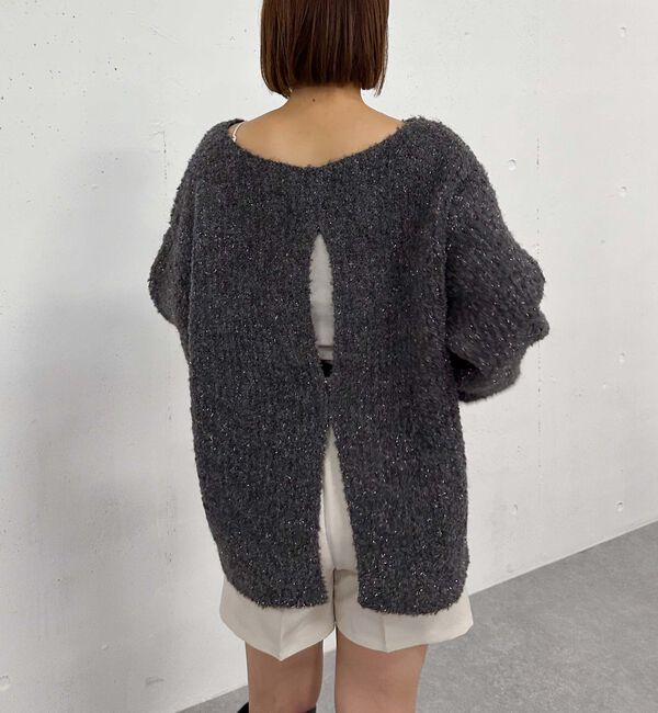 archives「ラメブークレバックシャンミドルニット」|ニット・セーター|