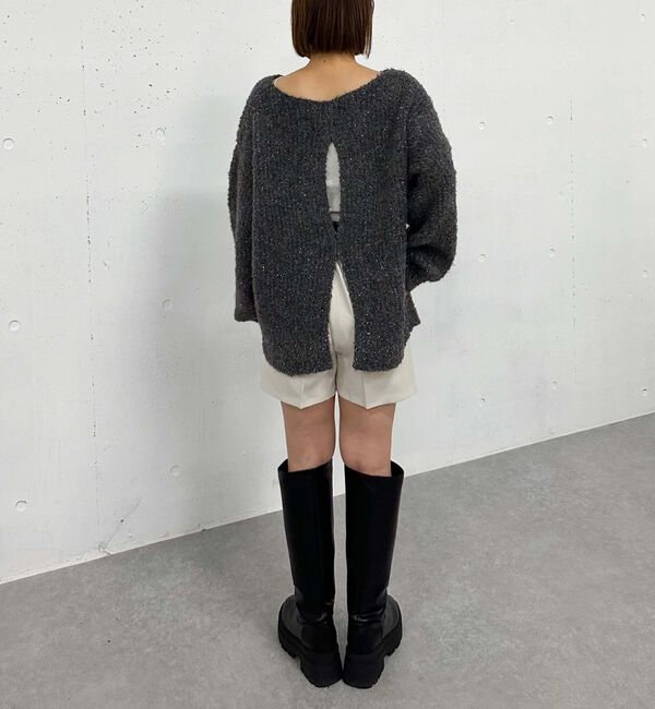 archives「ラメブークレバックシャンミドルニット」|ニット・セーター|