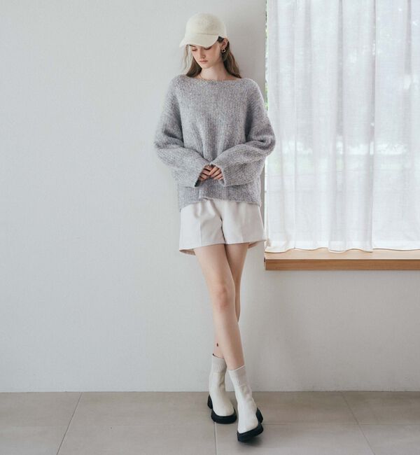 archives「ラメブークレバックシャンミドルニット」|ニット・セーター|