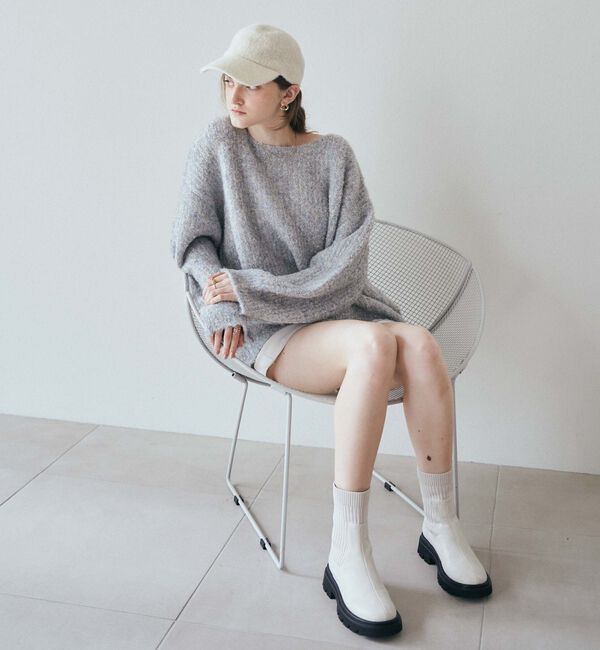 archives「ラメブークレバックシャンミドルニット」|ニット・セーター|