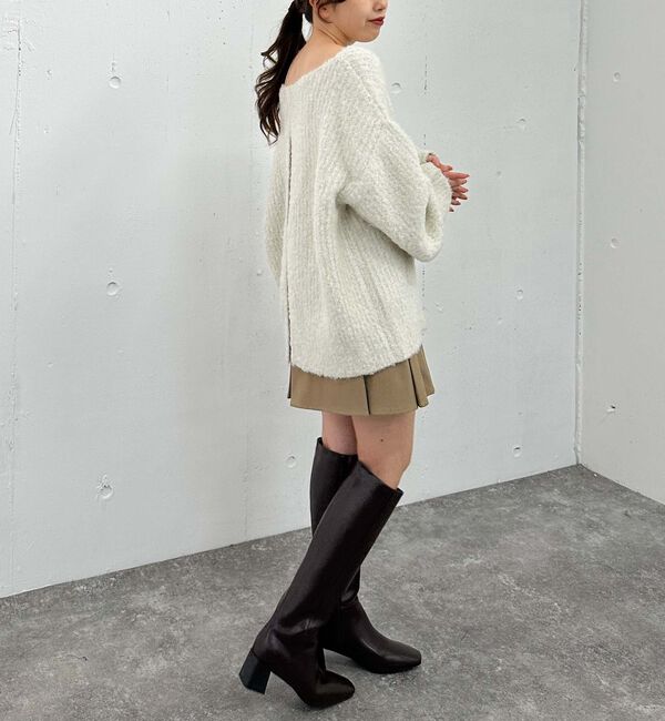 archives「ラメブークレバックシャンミドルニット」|ニット・セーター|