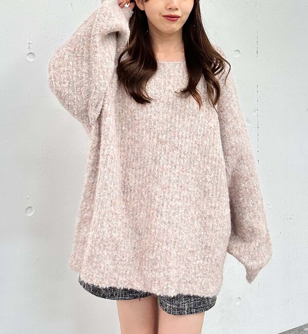 archives「ラメブークレバックシャンミドルニット」|ニット・セーター|