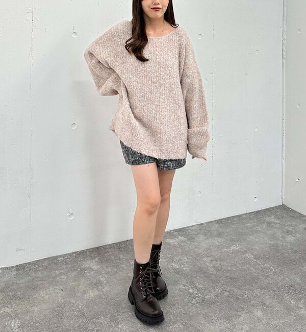 archives「ラメブークレバックシャンミドルニット」|ニット・セーター|