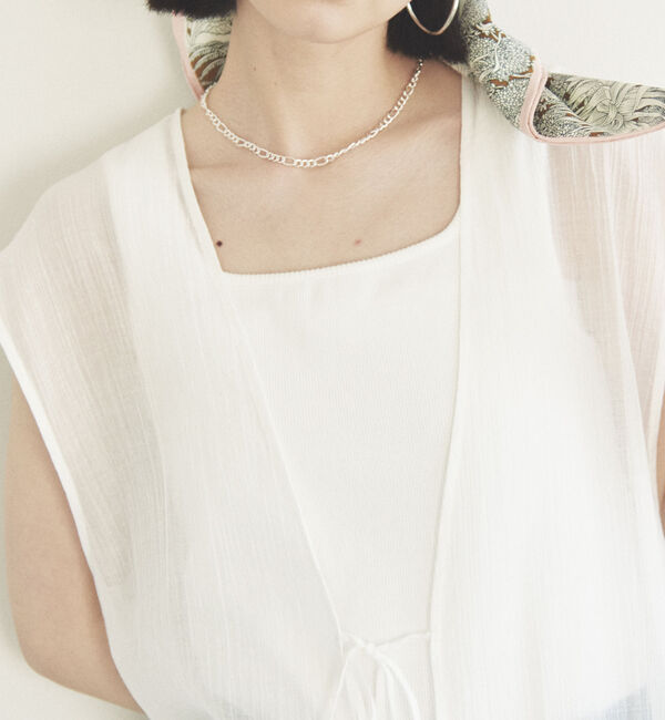 Doux archives「２ｗａｙスクエアリブタンクトップ／」|タンクトップ|OFF WHITE