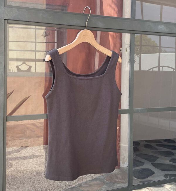 Doux archives「２ｗａｙスクエアリブタンクトップ／」|タンクトップ|