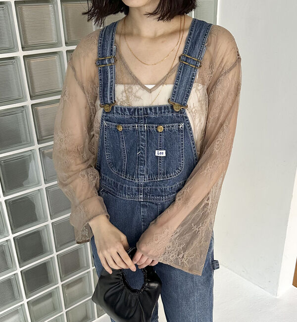 Doux archives「Ｖネックレースブラウス」|シャツ・ブラウス|