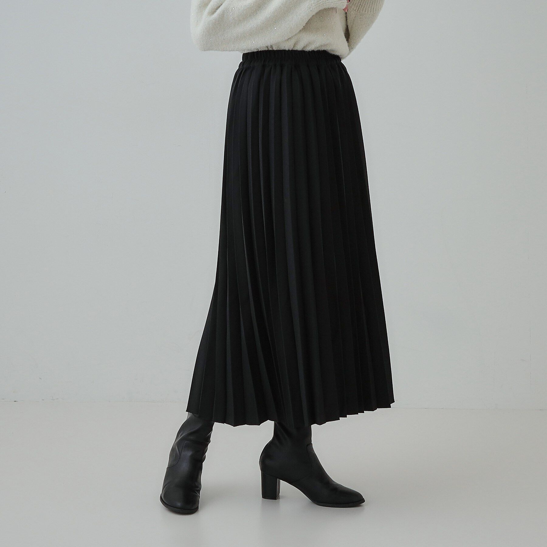 SHOO･LA･RUE「【S-LL】軽やかな動きと優雅さを演出 プリーツスカート」|スカート|