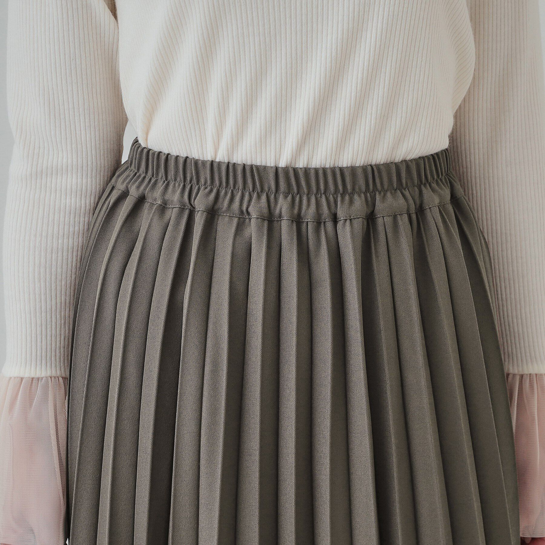 SHOO･LA･RUE「【S-LL】軽やかな動きと優雅さを演出 プリーツスカート」|スカート|