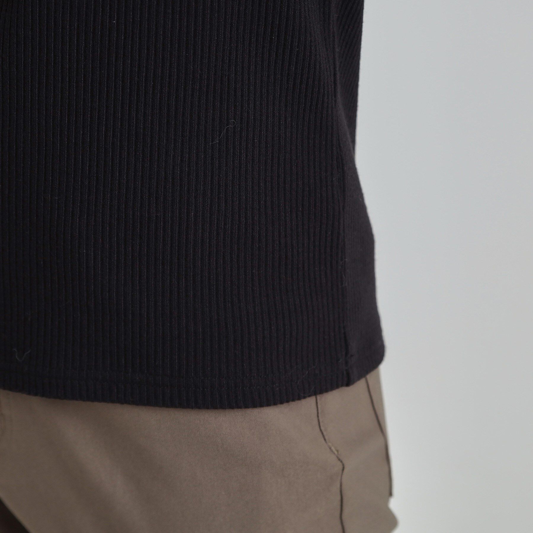 SHOO･LA･RUE「【2点セット/洗濯機可】時短でコーデが決まる ジャンドレ+リブインナー」|ワンピース|