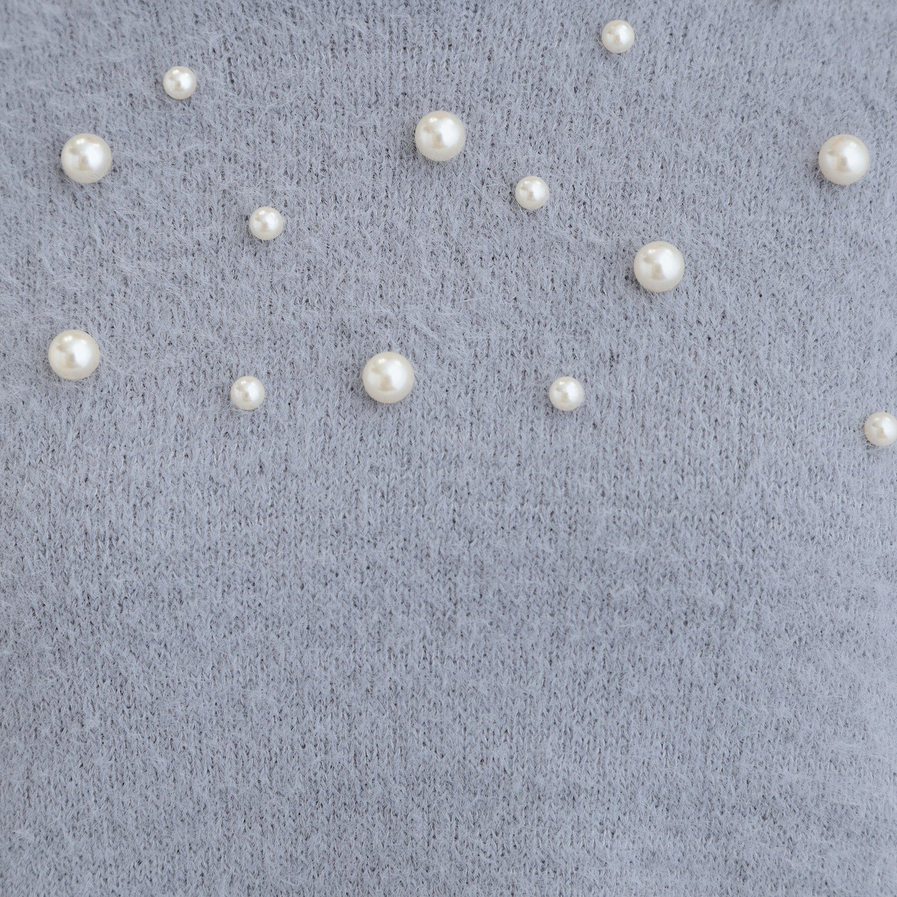 SHOO･LA･RUE「大人きらめく ふわふわパール調ニット」|ニット・セーター|