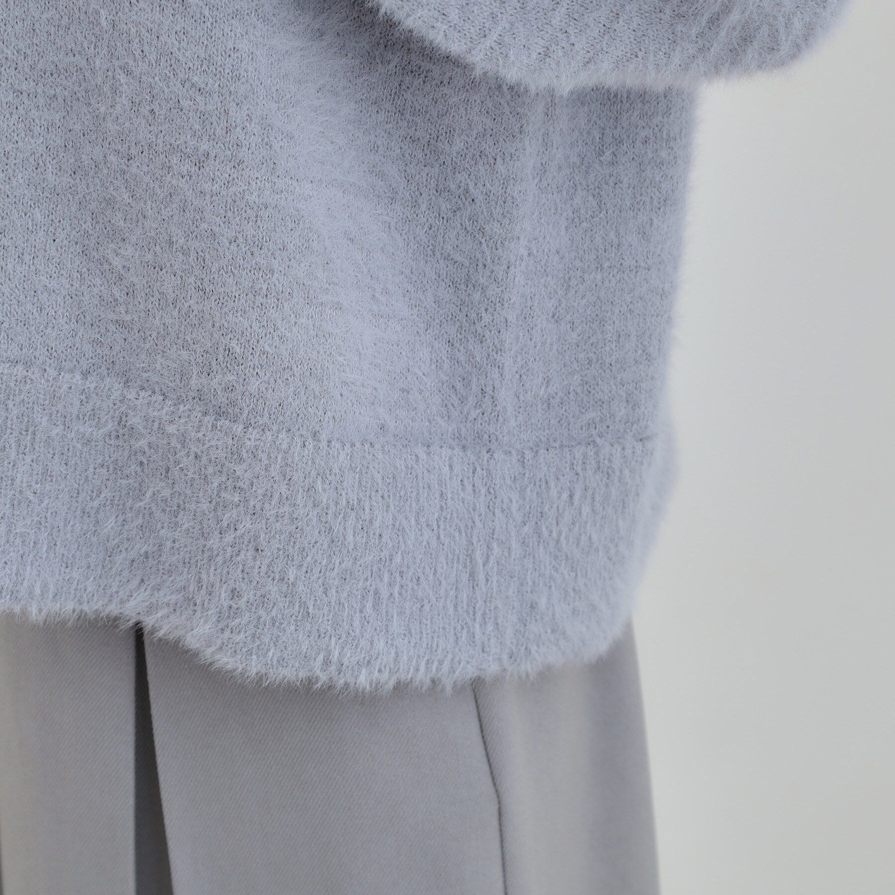 SHOO･LA･RUE「大人きらめく ふわふわパール調ニット」|ニット・セーター|