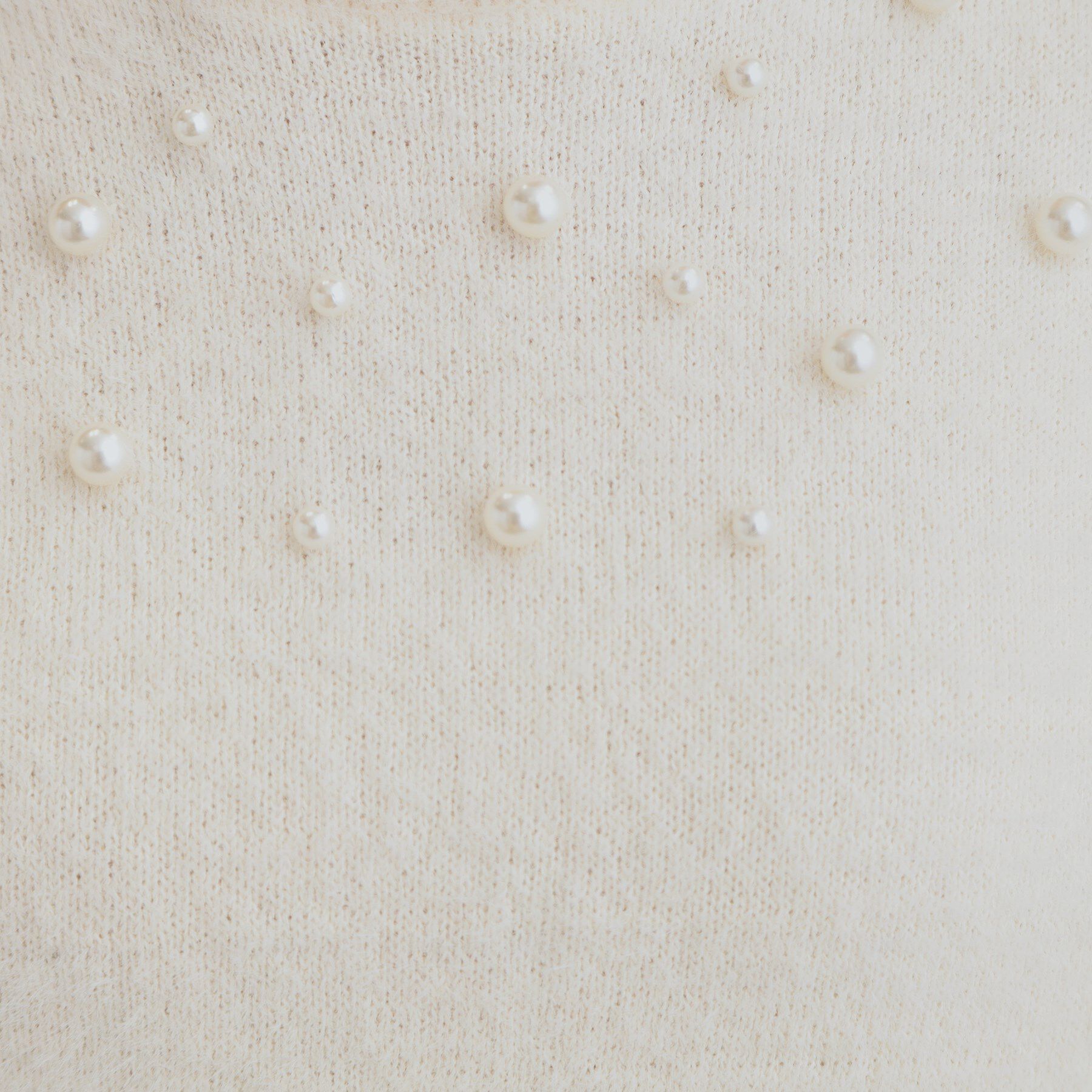 SHOO･LA･RUE「大人きらめく ふわふわパール調ニット」|ニット・セーター|