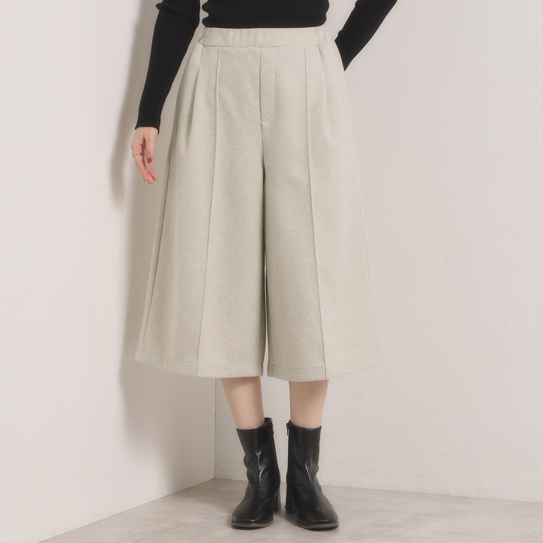 ITS&rsquo;DEMO「【洗濯機OK】カットメルトンキュロット」|その他|