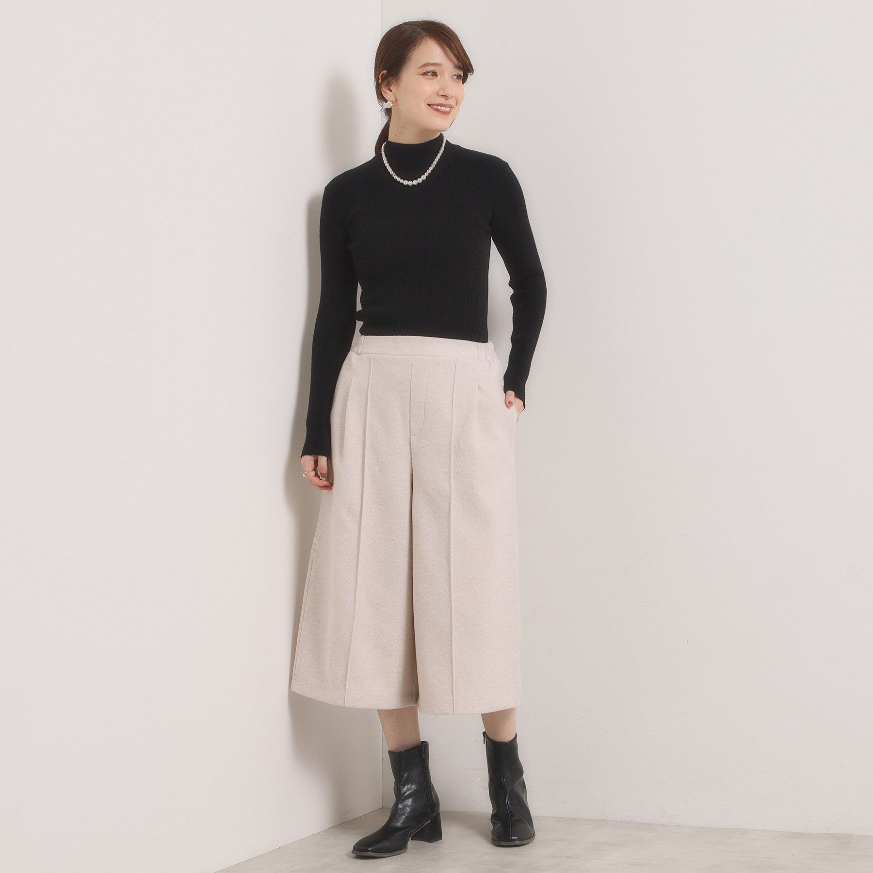 ITS&rsquo;DEMO「【洗濯機OK】カットメルトンキュロット」|その他|