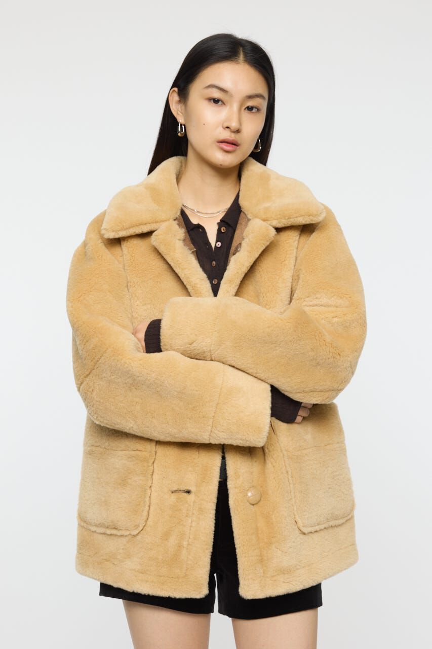 MOUSSY「SHEARLING OVER MIDDLE ジャケット」|その他|