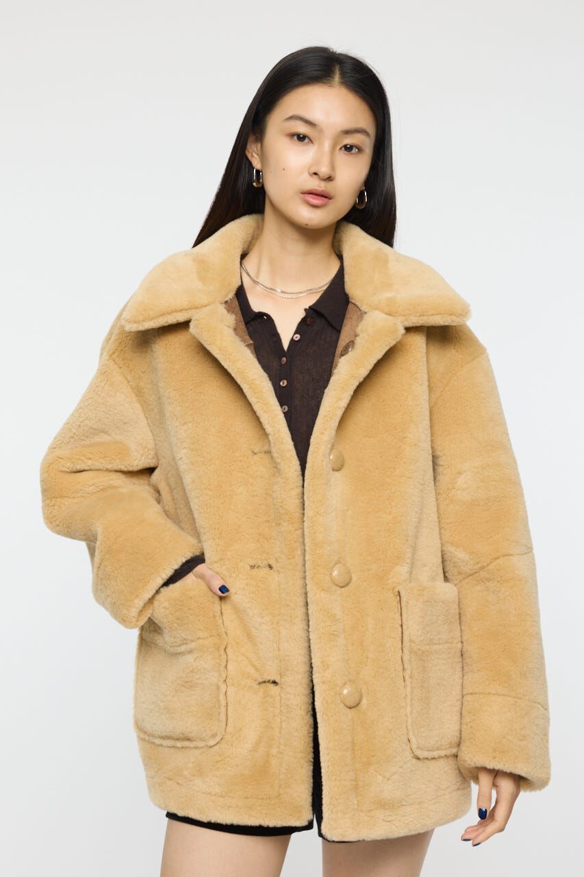 MOUSSY「SHEARLING OVER MIDDLE ジャケット」|その他|