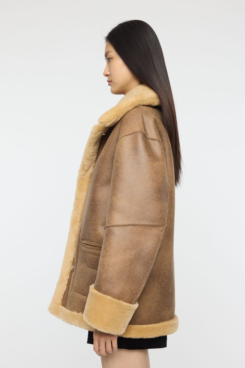 MOUSSY「SHEARLING OVER MIDDLE ジャケット」|その他|