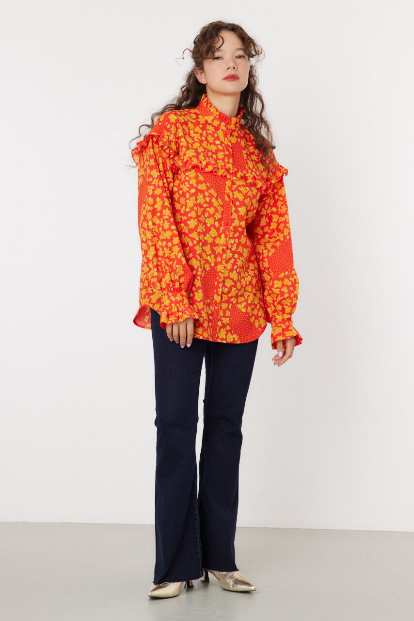 RODEO CROWNS「floral ブラウス」|シャツ・ブラウス|