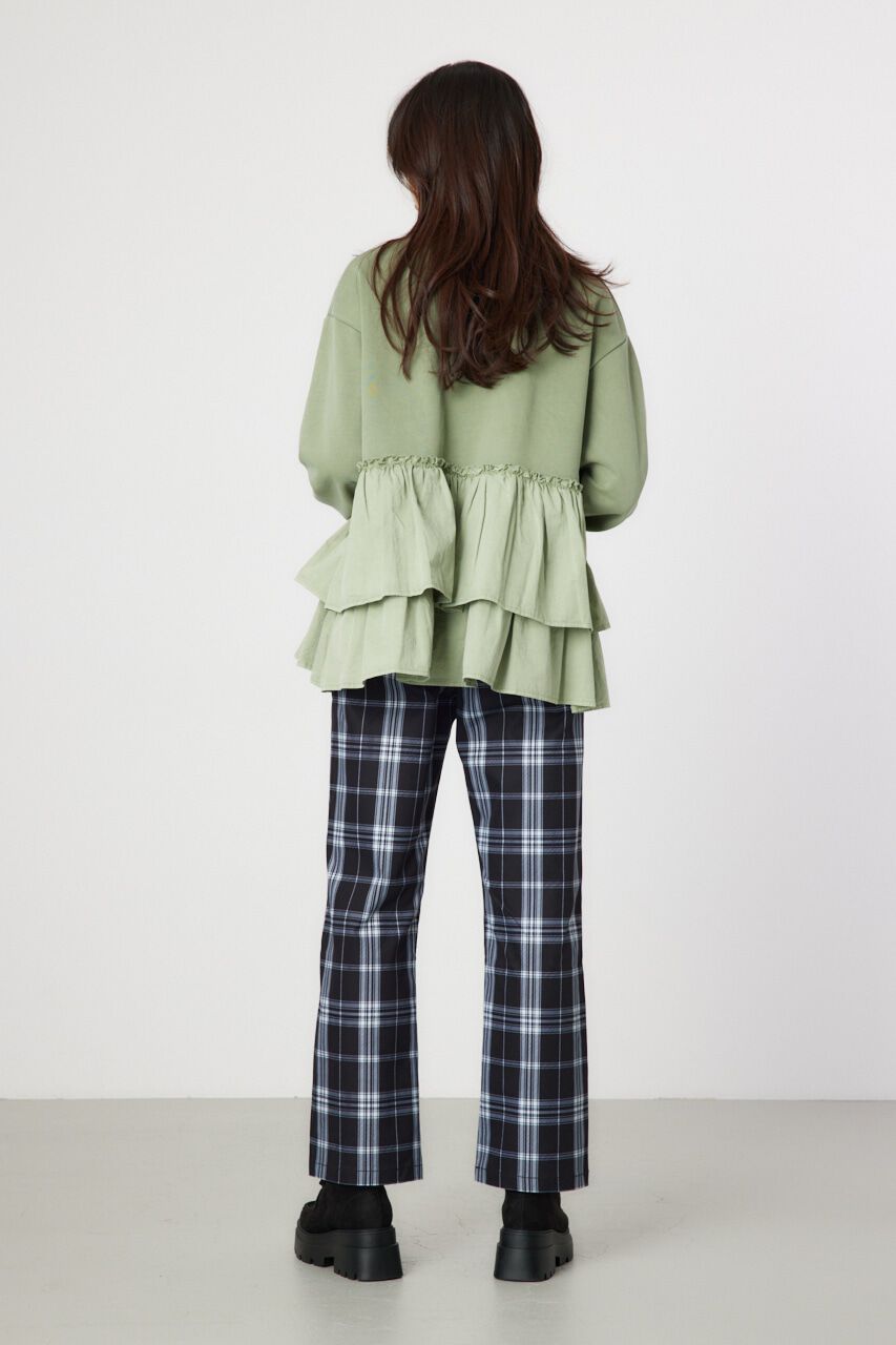 RODEO CROWNS「ピグメント布帛ドッキングトップス」|Tシャツ・カットソー|