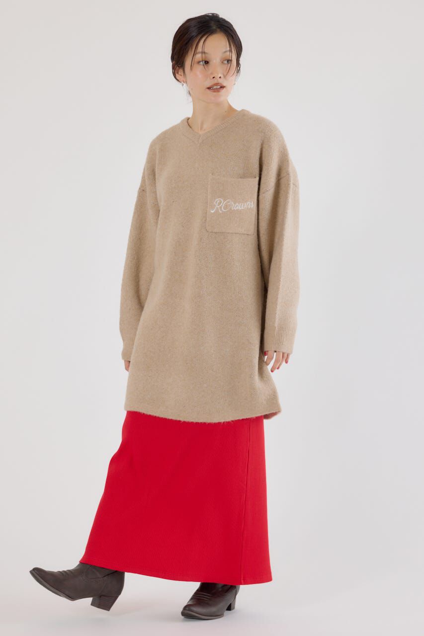 RODEO CROWNS「ロゴブークレニットワンピース」|ワンピース|