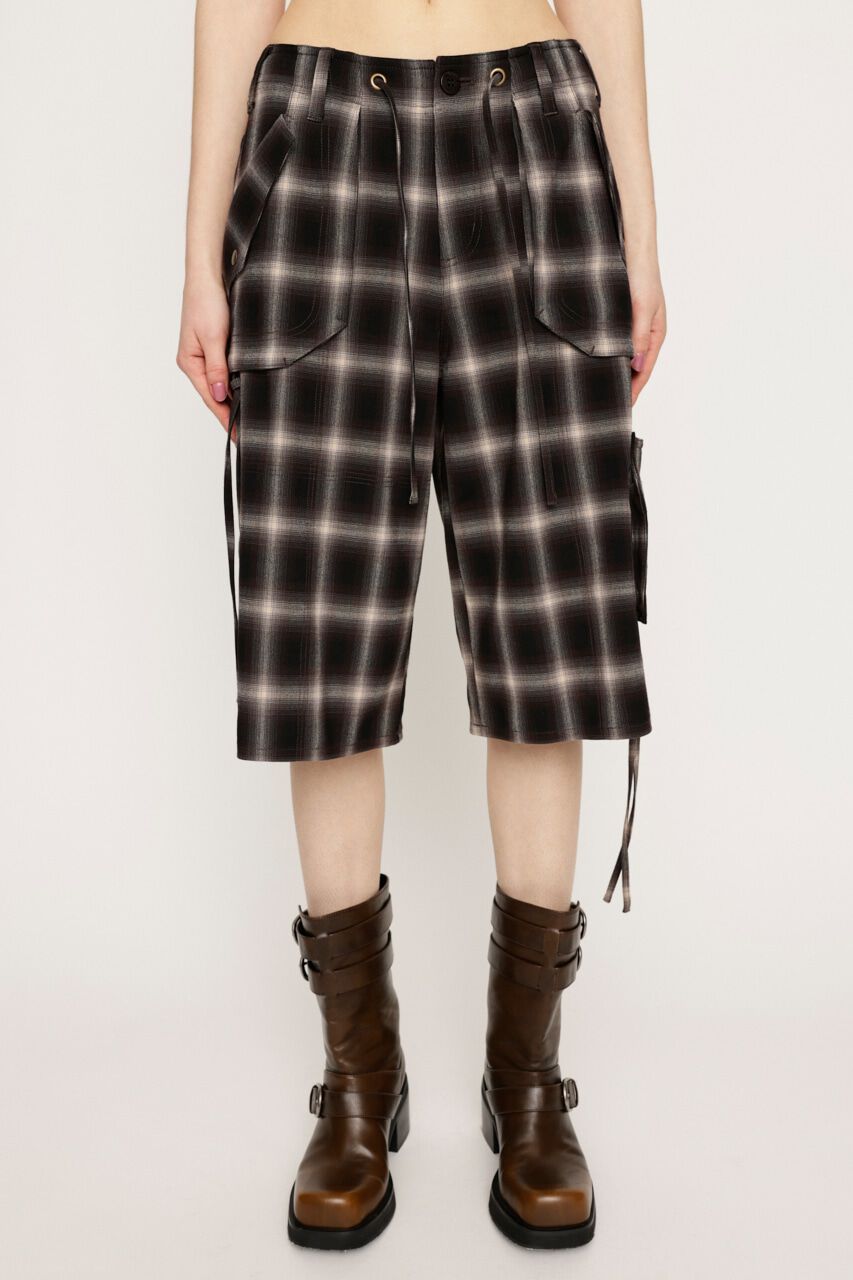 SLY「DAMAGE LACE CHECK MIDDLE パンツ」|その他|