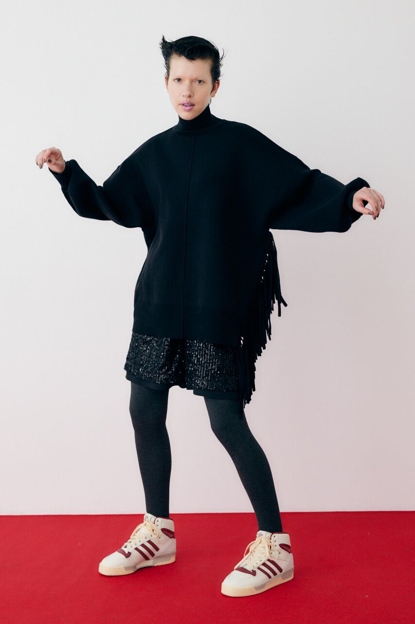 HeRIN.CYE「Sequins short pants」|その他|BLK