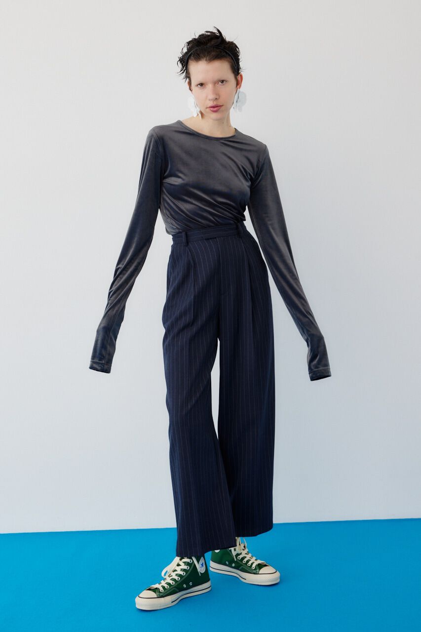 HeRIN.CYE「Center press pants」|その他|柄NVY5