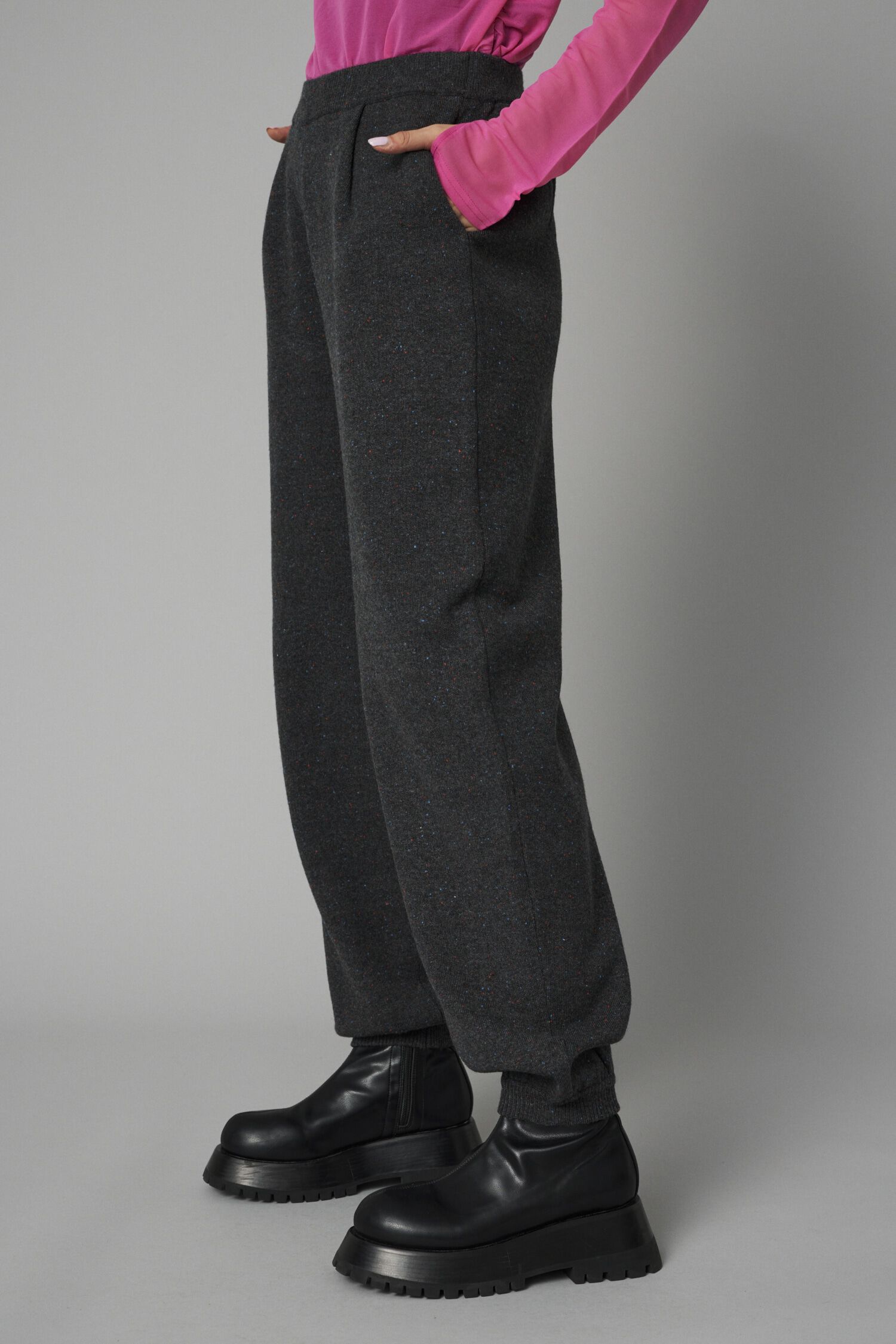 HeRIN.CYE「Nep cocoon knit pants」|その他|