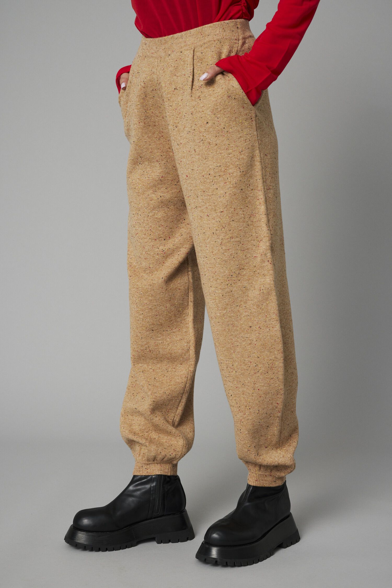 HeRIN.CYE「Nep cocoon knit pants」|その他|