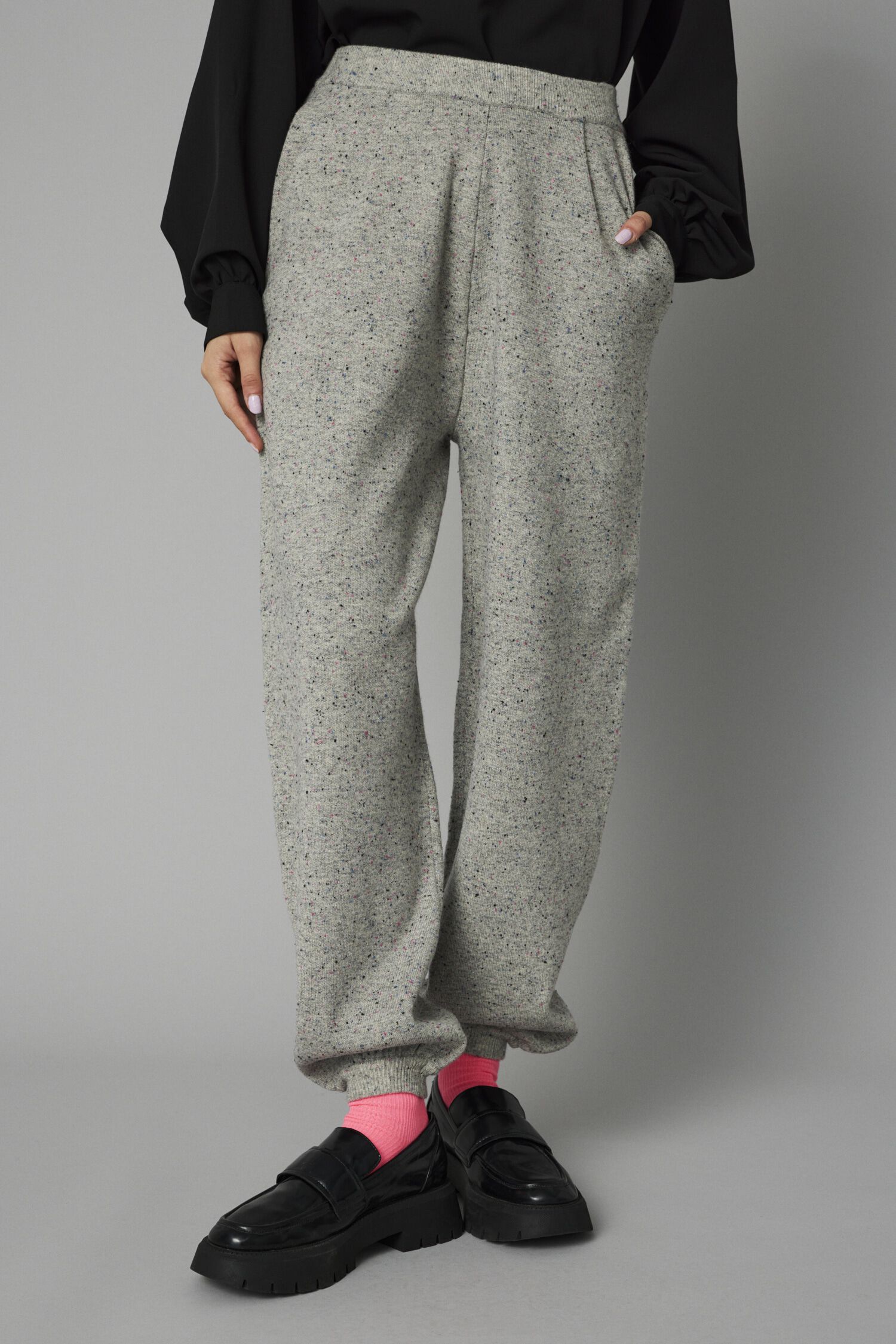 HeRIN.CYE「Nep cocoon knit pants」|その他|