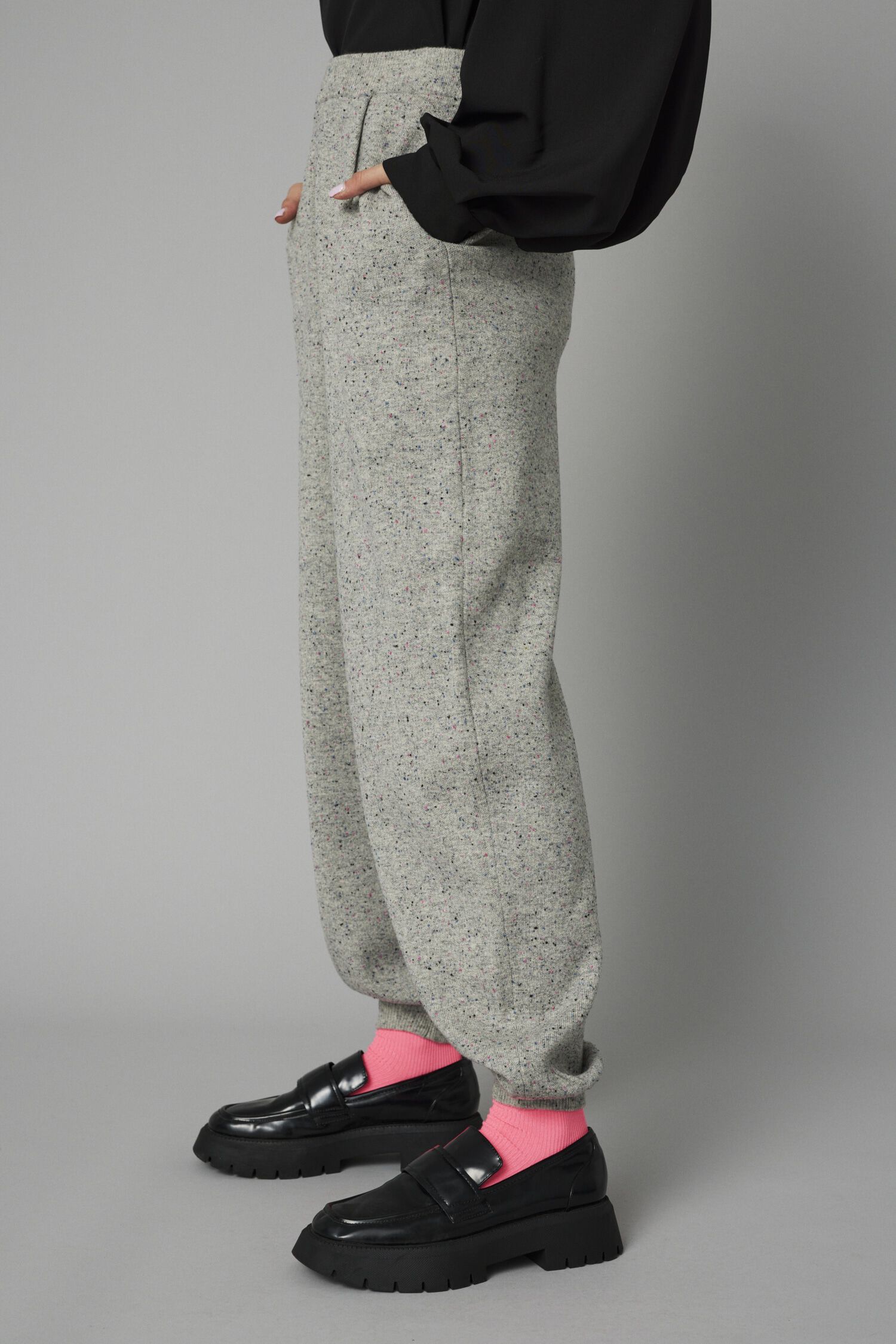 HeRIN.CYE「Nep cocoon knit pants」|その他|