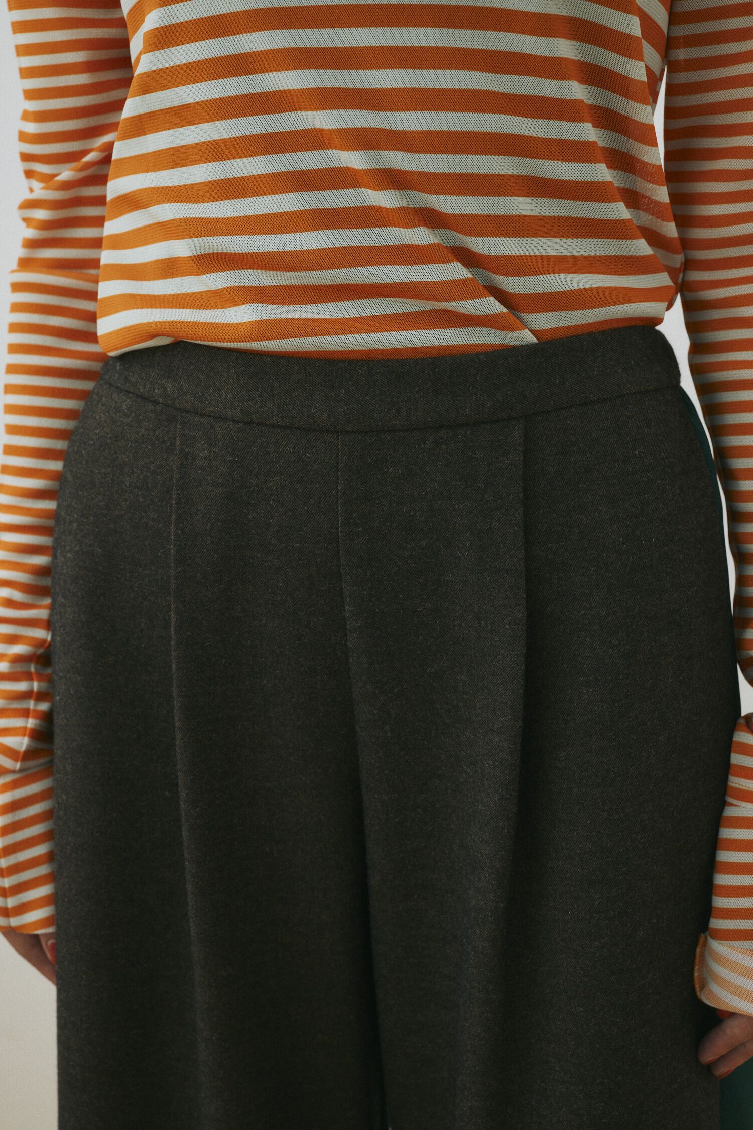 HeRIN.CYE「Bi color wide pants」|その他|