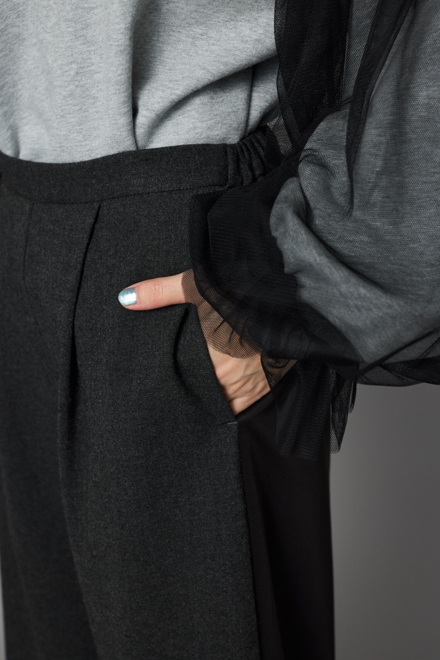 HeRIN.CYE「Bi color wide pants」|その他|