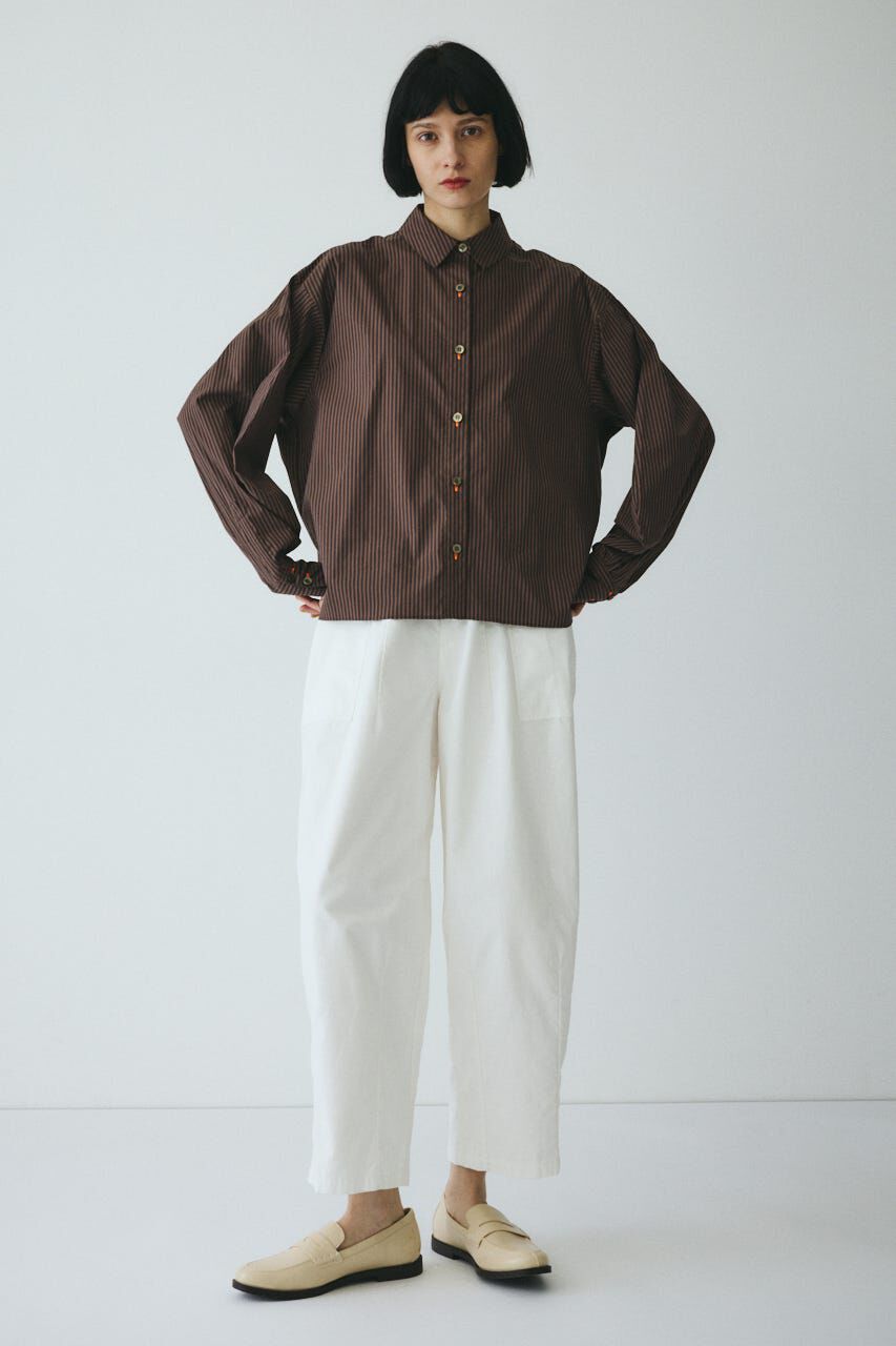 HeRIN.CYE「［予約］Embroidery over shirt」|シャツ・ブラウス|