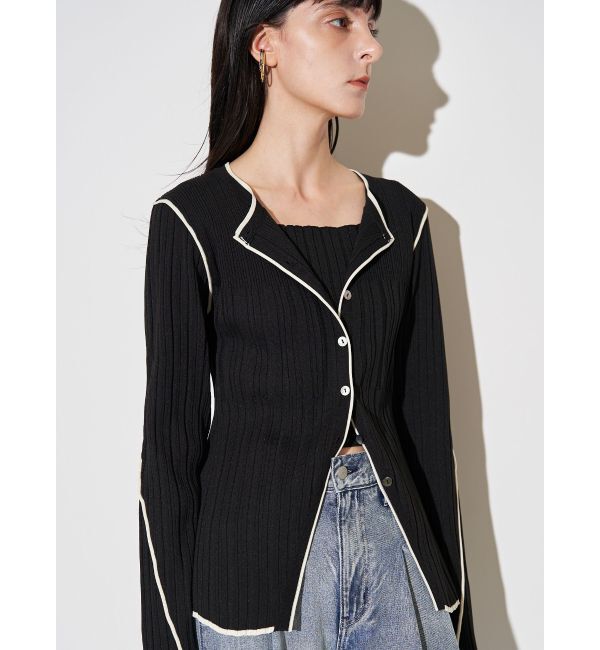 ELENDEEK「BI COLOR ENSEMBLE KT」|カーディガン|