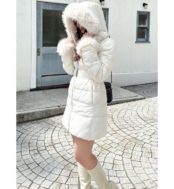 RESEXXY「【追加生産分】フード付きダウンコート」|ダウン|