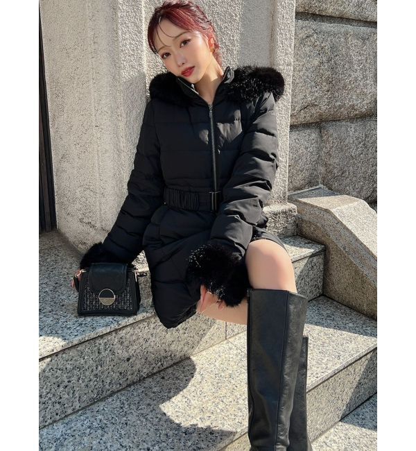 RESEXXY「【追加生産分】フード付きダウンコート」|ダウン|