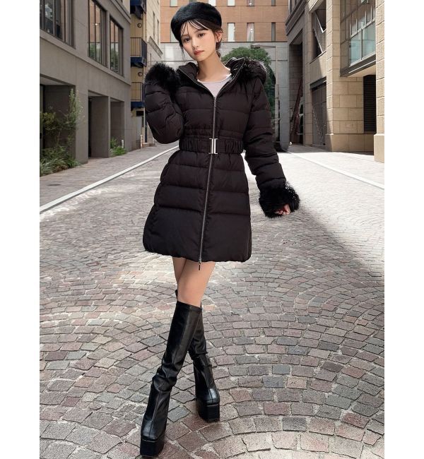 RESEXXY「【追加生産分】フード付きダウンコート」|ダウン|
