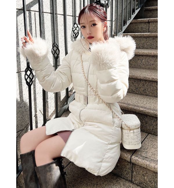 RESEXXY「【追加生産分】フード付きダウンコート」|ダウン|