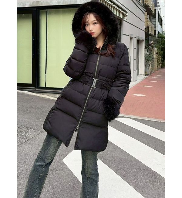 RESEXXY「【追加生産分】フード付きダウンコート」|ダウン|