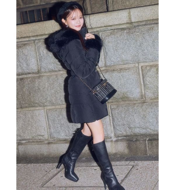 RESEXXY「【追加生産分】フード付きダウンコート」|ダウン|