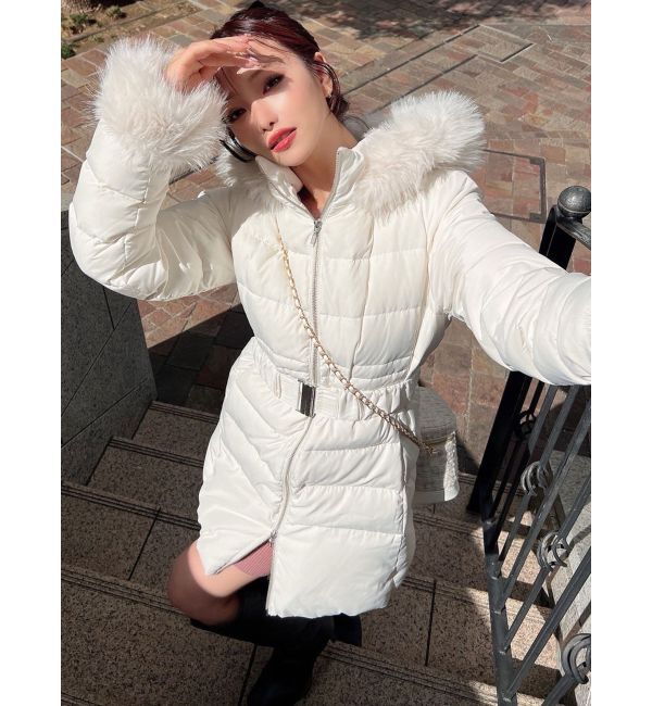 RESEXXY「【追加生産分】フード付きダウンコート」|ダウン|