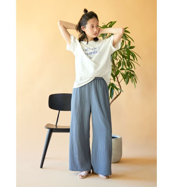 Ungrid「【WEB限定】ジャカードラフパンツ」|その他|